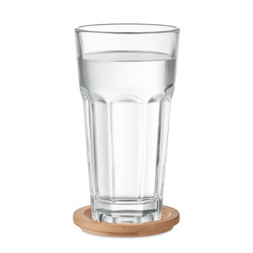 Glass with bamboo lid - Image 2